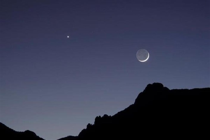 امشب هلال ماه و ۲ سیاره را با هم رصد کنید