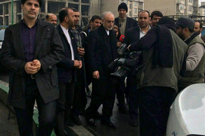 حضور رییس سازمان انرژی اتمی در مراسم راهپیمایی۲۲ بهمن