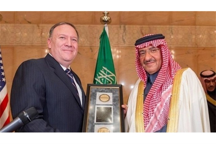 ولیعهد عربستان عالی‌ترین نشان اطلاعاتی آمریکا را دریافت کرد