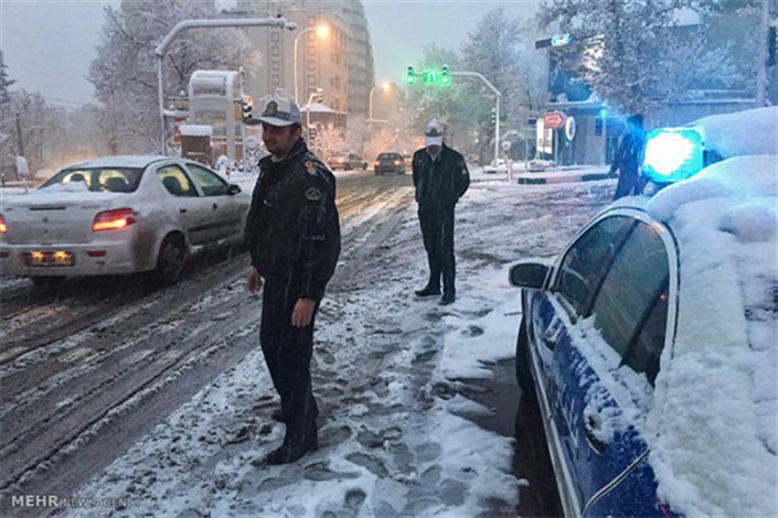 توصیه های پلیس راهور به رانندگان در هوای برفی