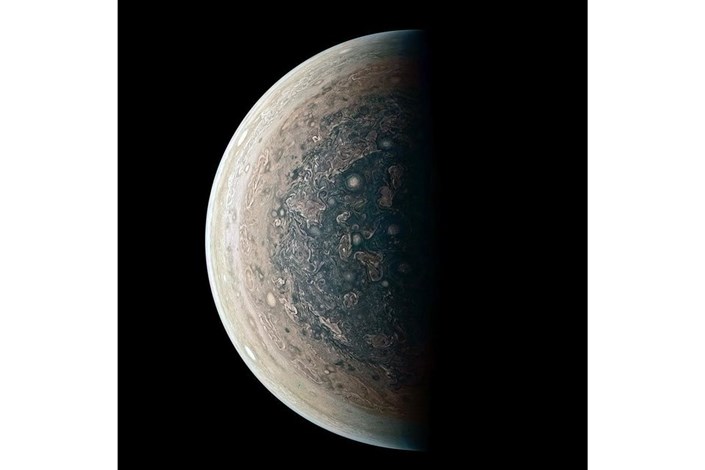 تصویر خارق‌العاده ناسا ازقطب جنوب "مشتری"