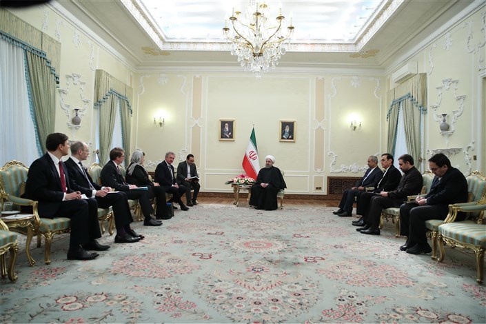 رئیس جمهوری: ایران از تعمیق روابط با کشورهای عضو اتحادیه اروپا در همه حوزه ها استقبال می کند