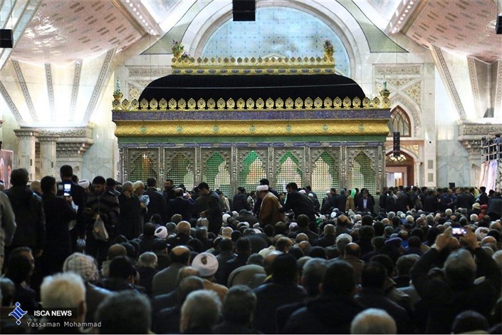 حضور رییس جمهوری در مراسم چهلمین روز ارتحال آیت الله هاشمی رفسنجانی