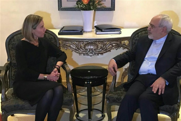 دیدار وزیر امور خارجه با فدریکا موگرینی