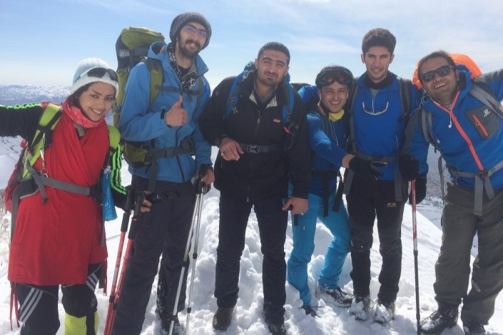 صعود تیم کوهنوردی واحد پرند به قله کلکچال