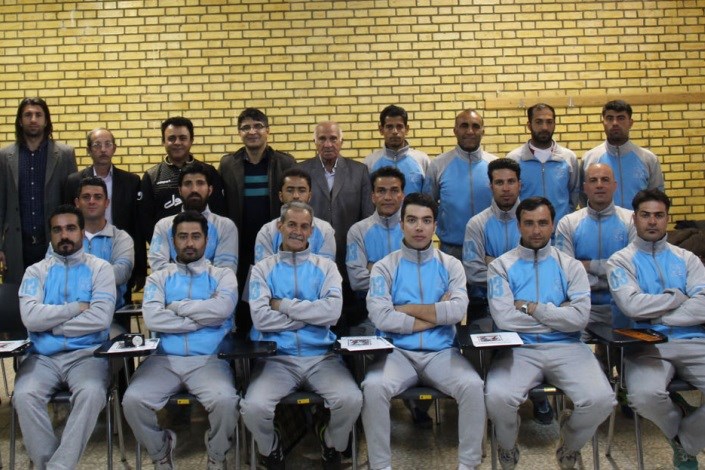 اختتامیه اولین دوره مربیگری A ایران در دانشگاه آزاد اسلامی واحد مبارکه
