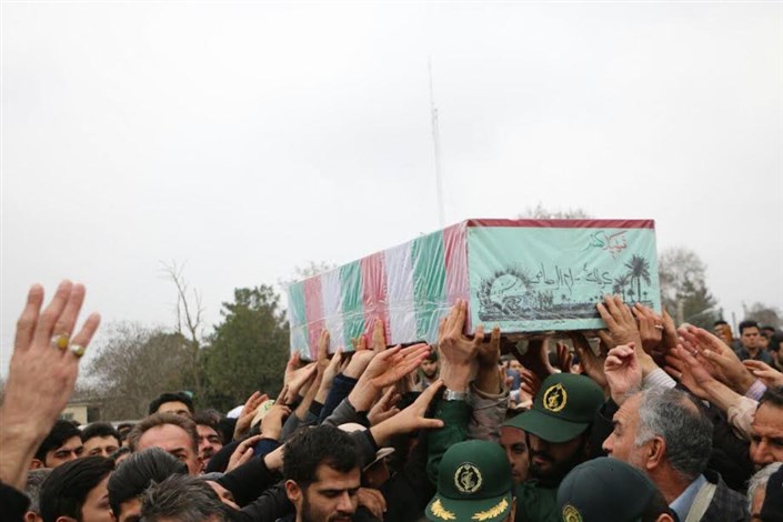 پیام دکتر میرزاده به مناسبت مراسم تدفین شهید گمنام در واحد پارس آباد مغان