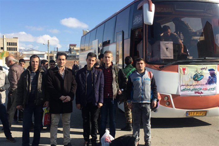 دانشجویان کردستانی راهی اردوی راهیان نور شدند