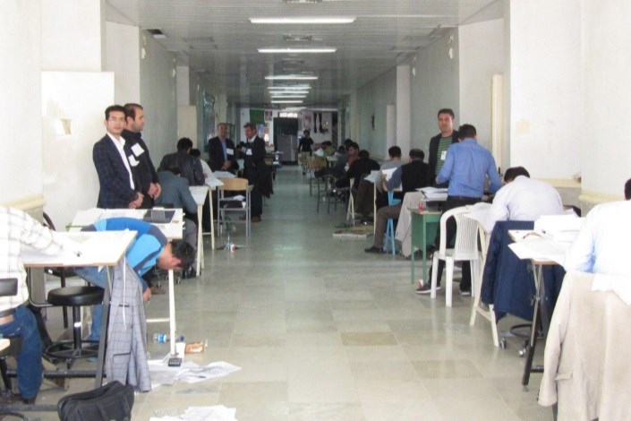 برگزاری آزمون ورود به حرفه مهندسان در واحد میاندوآب