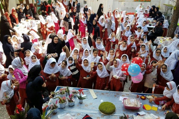 مراسم جشن نیکوکاری در مدرسه دخترانه سما واحد لنگرود