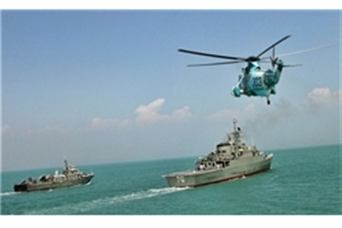 تمرین مشترک ناوهای ایرانی و روسی در دریای خزر برگزار شد