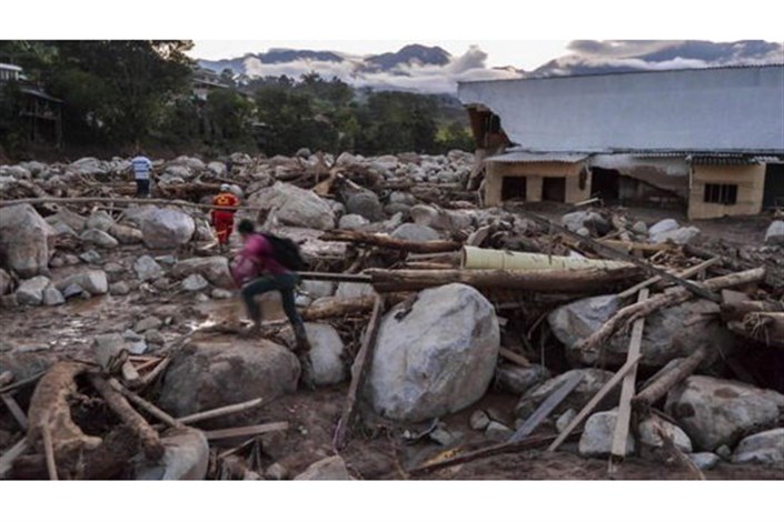 افزایش تلفات حادثه رانش زمین در کلمبیا