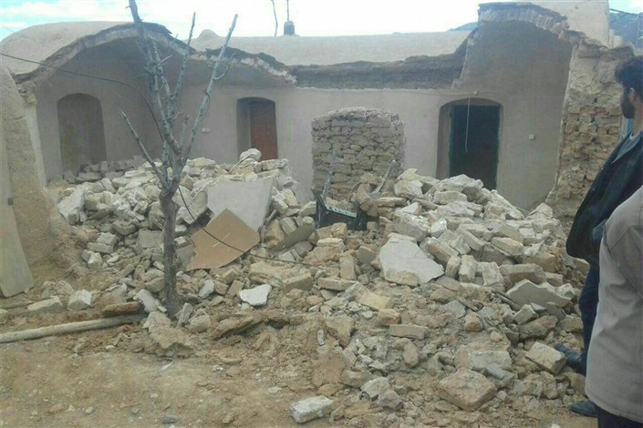 اسکان ضروری 60 خانوار و 160 نفر در روستای کلاته حاج علی و رضویه/تا کنون 61 پس لرزه به وقوع پیوسته است