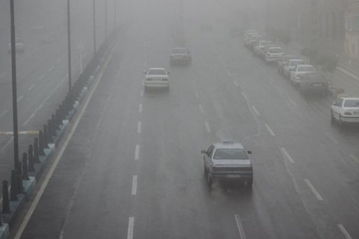 مه گرفتگی و کاهش دید در محور فیروزکوه
