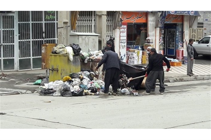زباله‌ها در مریوان بلاتکلیف‌اند