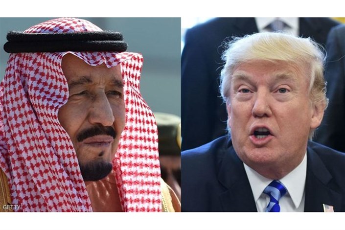 قدردانی پادشاه عربستان از حمله اخیر آمریکا به سوریه در تماس تلفنی با ترامپ