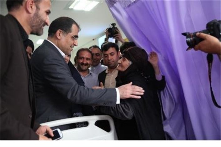  بازدید وزیر بهداشت از بیمارستان امام خمینی (ره) کرمانشاه