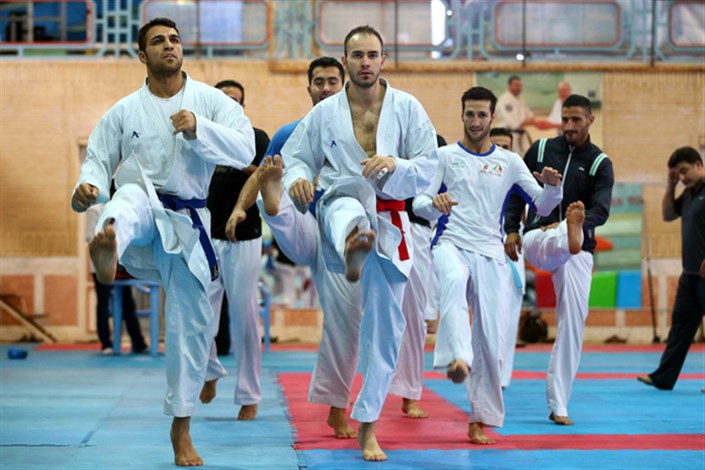بازدید ورزش ورزش و جوانان از اردوی تیم ملی کاراته