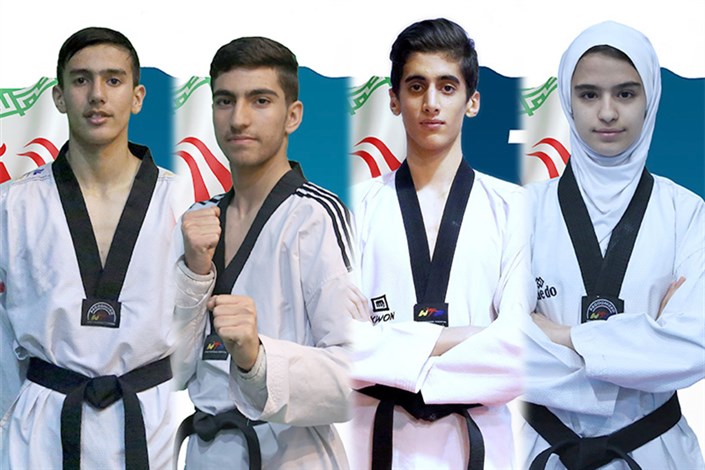 کسب 2 مدال طلا و 2 نقره دیگر برای تکواندوکاران نوجوان ایران