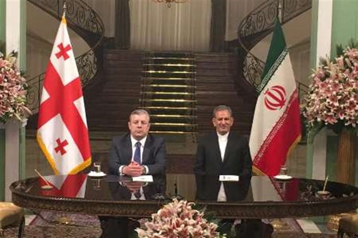 امضای پنج سند همکاری و یک بیانیه ی مشترک میان ایران و گرجستان