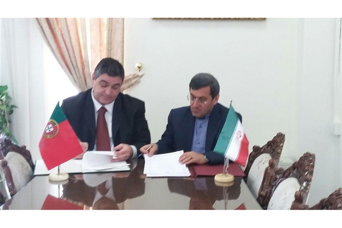 امضاء سند لغو روادید سیاسی و خدمت بین ایران و پرتغال