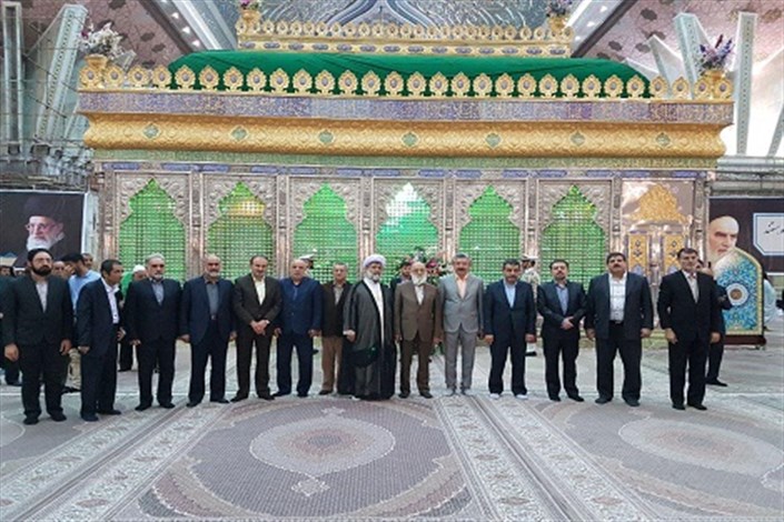تجدید میثاق رئیس و اعضای شورای شهر تهران با آرمان های حضرت امام خمینی(س)