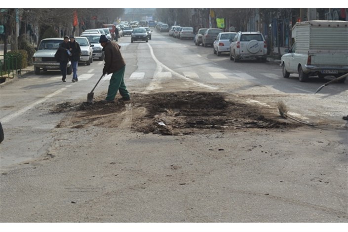 آغاز اصلاحات ترافیکی در خیابان کارگر جنوبی تقاطع  چهارراه لشگر 