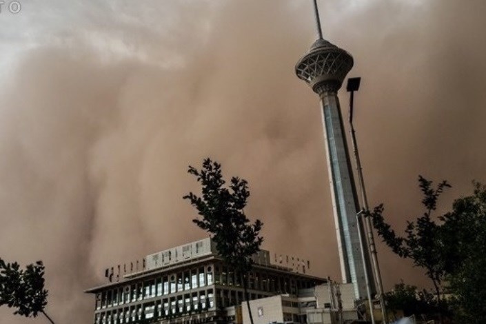 ۶۰ حادثه در توفان  عصر امروز تهران رخ داد 