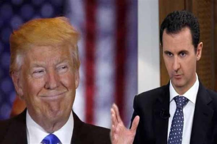 ترامپ بشار اسد را مانعی برای پایان جنگ سوریه نمی داند