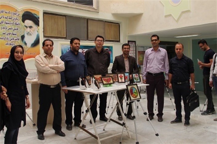 برگزاری نمایشگاه نقاشی ویترای در واحد نطنز دانشگاه آزاد اسلامی