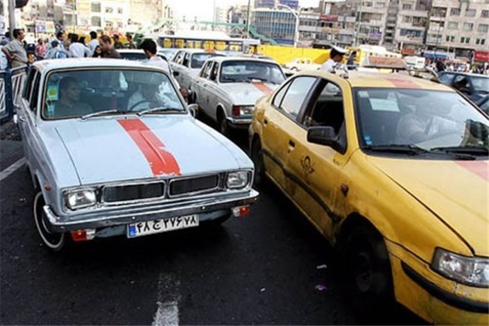 خروج 374 دستگاه تاکسی فرسوده در سال 96/ پروانه فعالیت تاکسی‌های پیکان تمدید نمی‌شود
