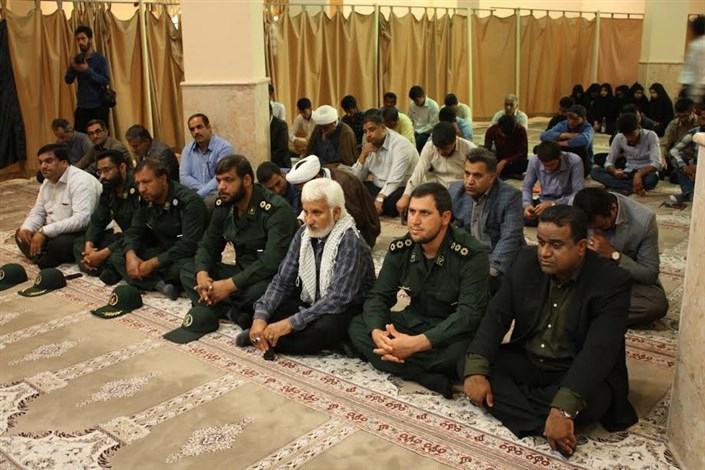 برگزاری مراسم اربعین شهدای گمنام دانشگاه آزاد اسلامی واحد کهنوج