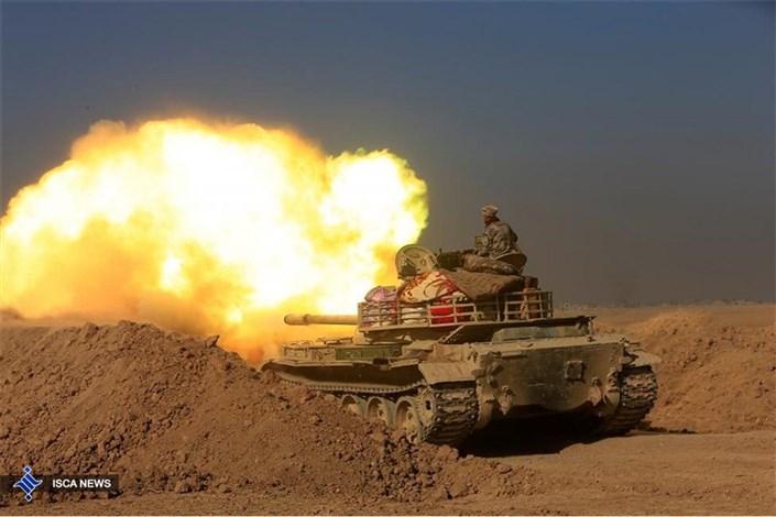 پیشروی ارتش عراق به سمت مواضع داعش در موصل از سمت شمال غرب