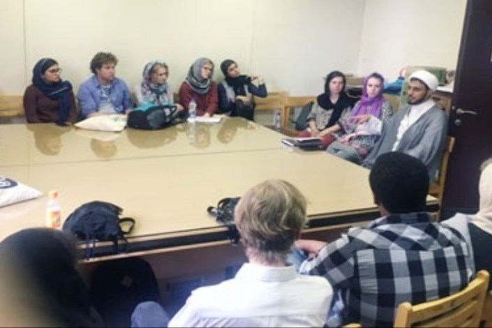 دیدار دانشجویان هلندی با دانشجویان دانشگاه تهران