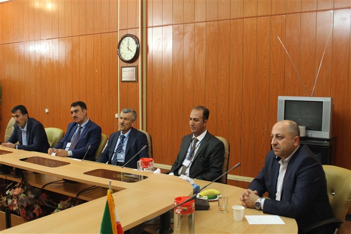 بازدید ریاست و مدیران دانشگاه پلی تکنیک سلیمانیه عراق از واحدسنندج در راستای اجرای توافق­نامه