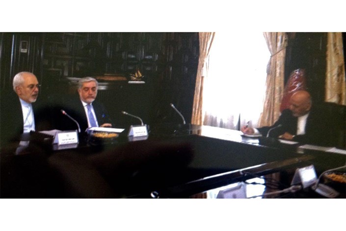 دیدار ظریف با رئیس جمهور افغانستان