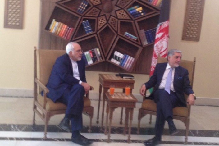 دیدار ظریف با رئیس اجرایی دولت افغانستان