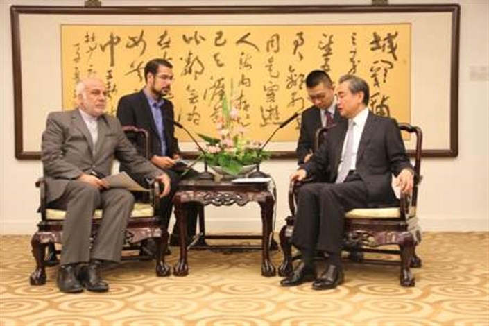 دیدار «رحیم پور» با وزیر امور خارجه چین/تاکید چین بر ادامه روابط راهبردی با ایران و حمایت مجدد از برجام