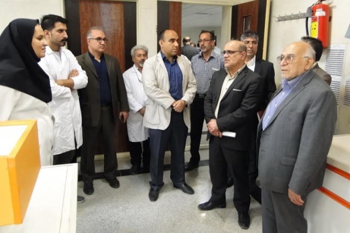 بازدید معاون علوم پزشکی دانشگاه آزاد اسلامی  و نمایندگان وزارت بهداشت از واحد گرمسار