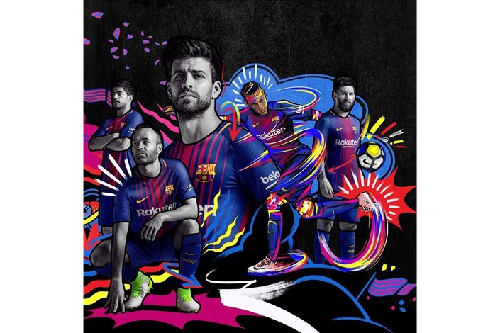 رونمایی از پیراهن جدید بارسلونا+عکس