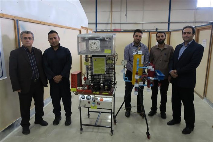 ساخت دستگاه های سیستم سردخانه و سیستم تاسیسات استخر توسط دانشجویان دانشگاه آزاد اسلامی رامسر