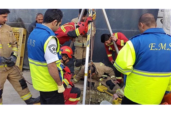 سقوط مرگبار کارگر جوان به چاه 30 متری در تهرانپارس 