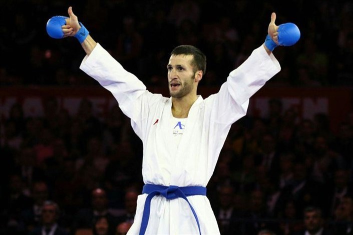 ورزشکار کاراته کا دانشگاه آزاد اسلامی  در ترکیب تیم ستارگان جهان
