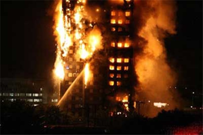 شمار تلفات آتش سوزی در برج مسکونی &#39;گرنفل &#39; لندن به 12 نفر رسید