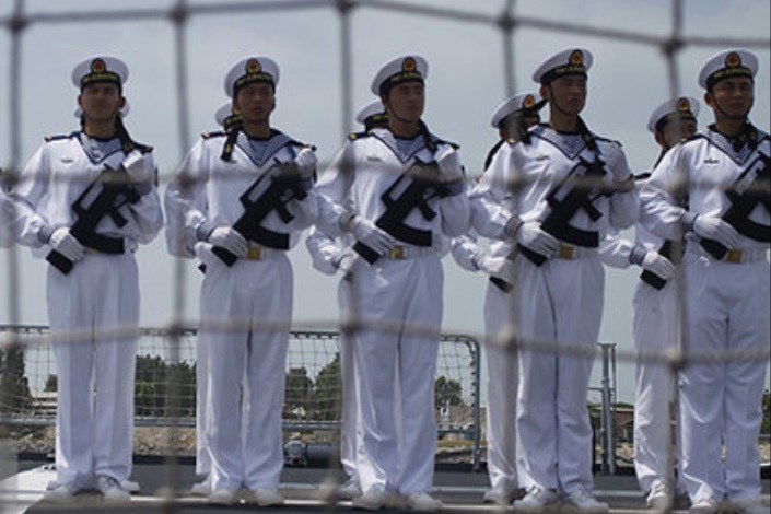 آغاز تمرین مشترک ناوهای نیروی دریایی ارتش ایران و چین 