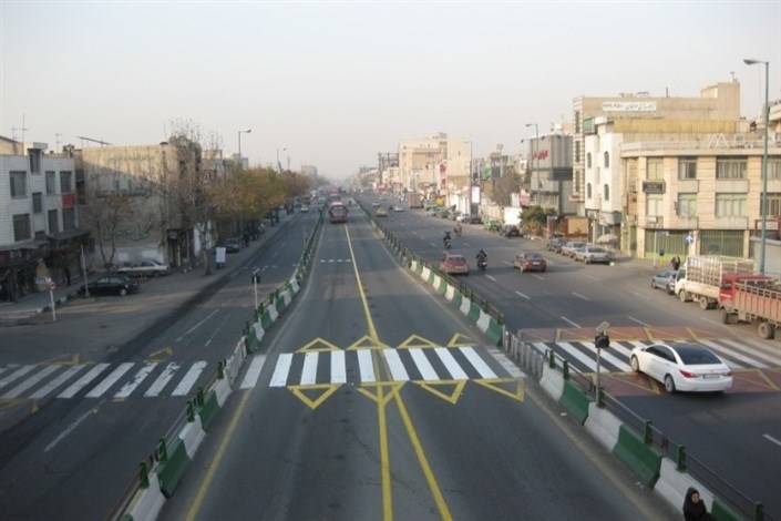 خیابان دماوند تقاطع امیرکیایی  سنگ فرش می شود