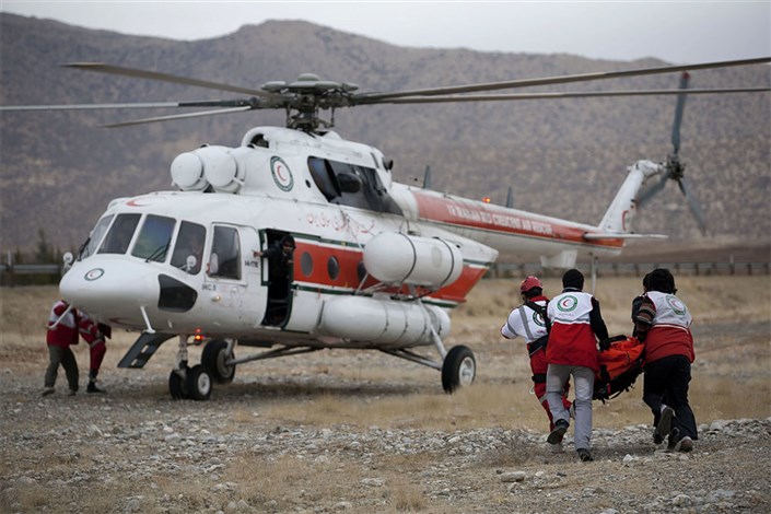  اختصاص 6 فروند بالگرد امداد هوایی به هلال احمر طی 2 سال گذشته 