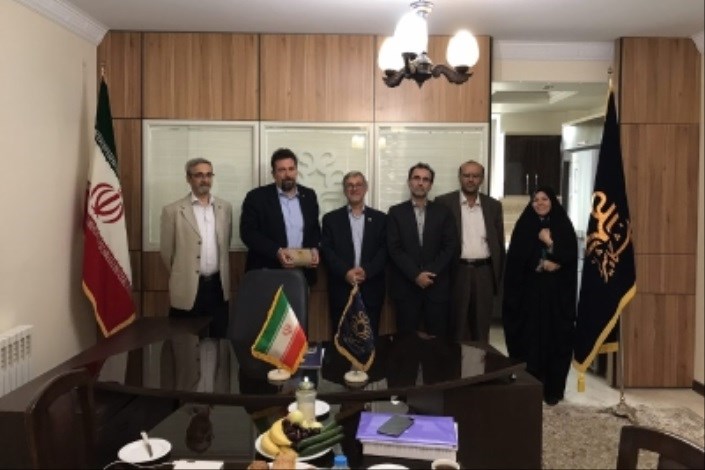 دیدار معاون بین الملل دانشگاه ساپینزای رم با مسئولان دانشگاه شیراز