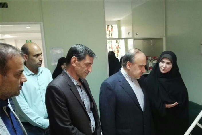 عیادت وزیر ورزش از کیمیا علیزاده
