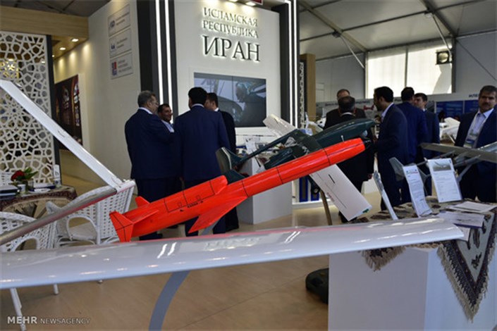 نمایش پهپادها و بالگردهای ایرانی در نمایشگاه هوایی ماکس